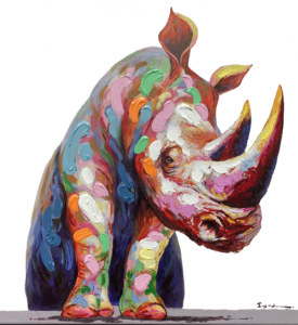 Rhino painting for Cheryl